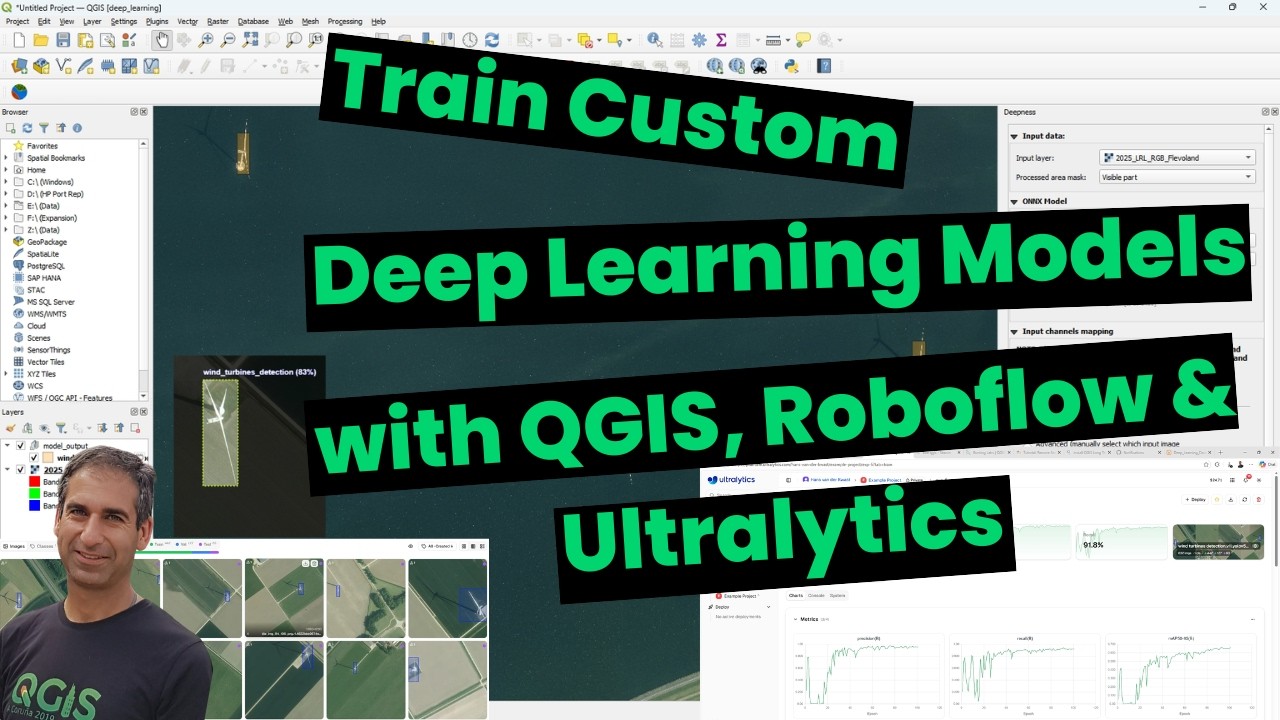 Train Custom Deep Learning Models Without Coding using QGIS, Roboflow ...