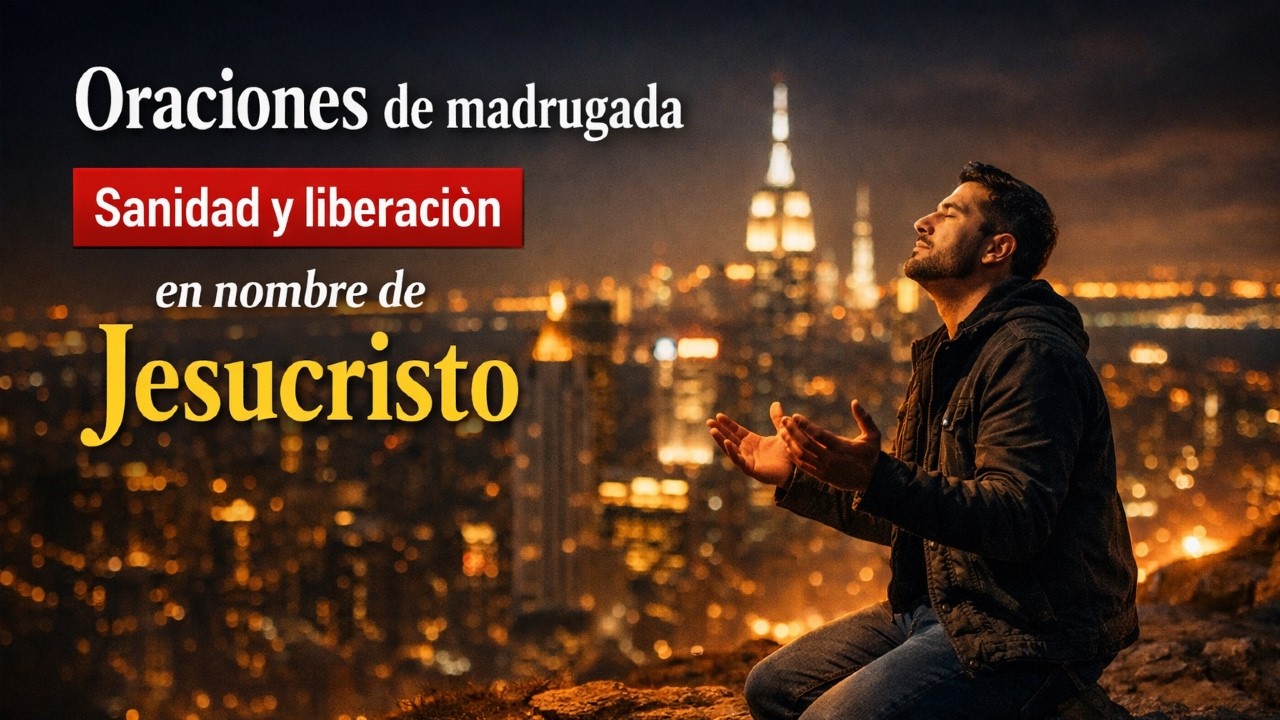 Oraciones de madrugada 🔥 Sanidad y liberación en nombre de Jesucristo