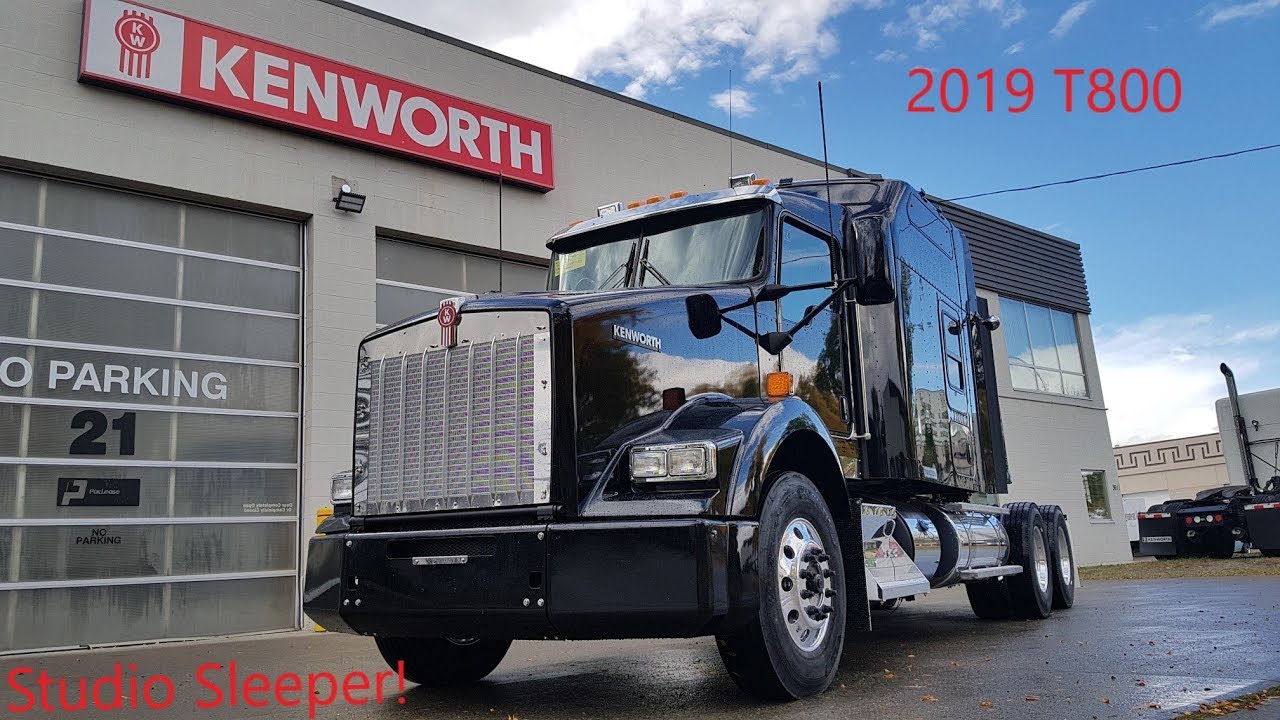 2019 T800 86 Studio Sleeper Walkaround By Great West Kenworth