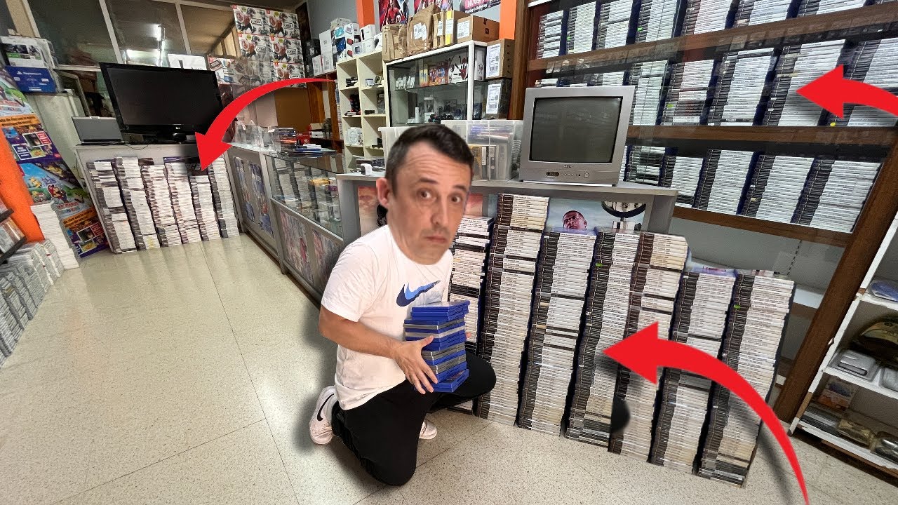 ESTA es LA TIENDA con MAS VIDEOJUEGOS de PS2 que HE VISTO en mi VIDA