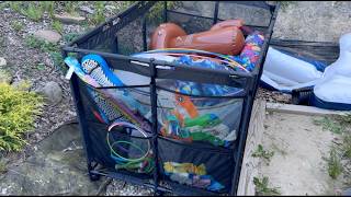 XXL Pool Float Storage Bin with Wheels: Organize Your Pool Toys