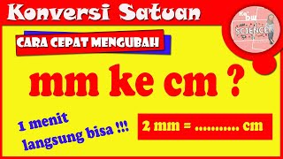 cara cepat!! CM ke MM || centimeter ke milimeter [mengubah CM ke MM]