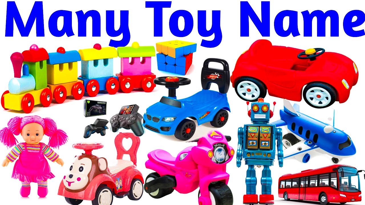 Kids educational video || kids educational 🤑🤑 many toy names learning video hindi and English me