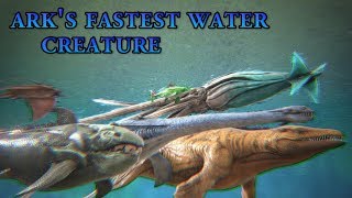 Which one is ARK's fastest WATER Creature? - Big RACE with all Water Dinosaurs || Cantex