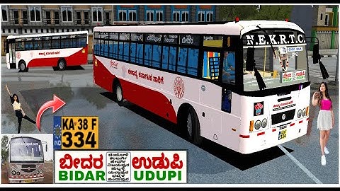 KKRTC LIVERY (NEKRTC LIVERY ) NEW BUS MOD #ksrtc KSRTC FRONT DOOR BUS MOS BS3