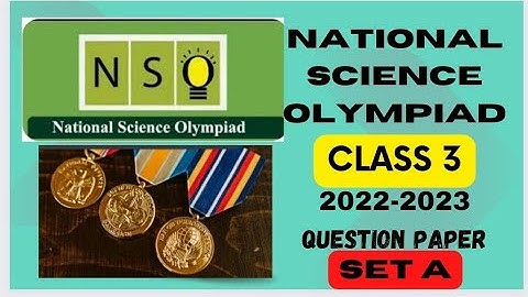 #FavFive | NSO Class 3 Question Paper 2022-2023 Set A | SOF National Science Olympiad | #Olympiad