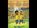 WM 2026 Die Brasilianer 🤗🤷 #shorts #short