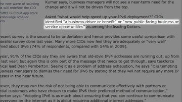 he.net Webcast 27 - CIO survey on IPv6: NZ IPv6 Taskforce