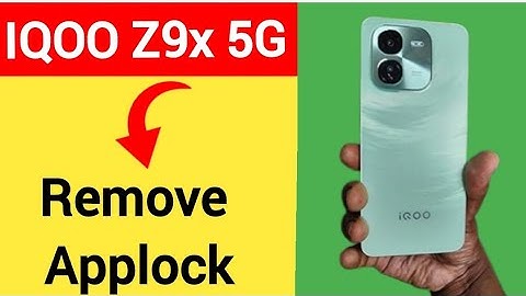 IQOO Z9x 5G me AppLock kaise hataya, how to remove AppLock