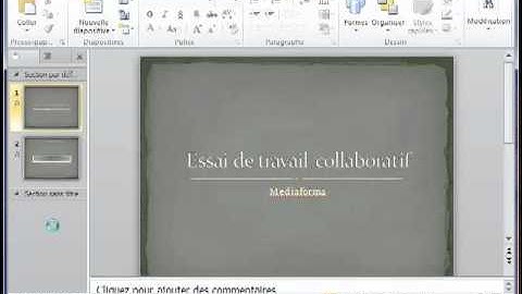 Le mode protégé dans PowerPoint 2010