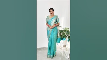 How to look tall and slim in saree #rekhamishra #saree #sareedraping