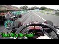 Verstappens you back off or we crash race start