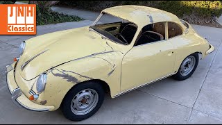 Wrecked Porsche 356 - (Episode 7) Tach, Stereo, Floors & Seats