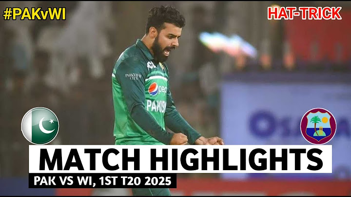 Pakistan vs West Indies 1st T20 Highlights 2025 | PAK vs WI 2025 | PAK vs WI 1st T20 Highlights 2025