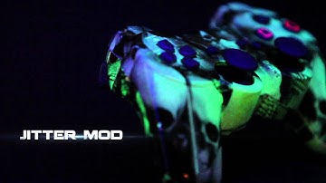 PS3 Glow In The Dark Skull Modded Controller - Gamerzicon.com