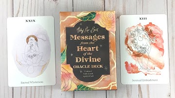 Messages From The Heart Of The Divine Oracle Deck | Connect with Earth, Spirit & Self Oracle Cards