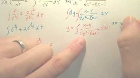 4.5b Integration by Substitution - Calculus