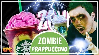 Starbucks Zombie Frappuccino Taste Test! Recipe To Make At Home!