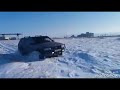 Opel Frontera по снегу. Первый выезд.
