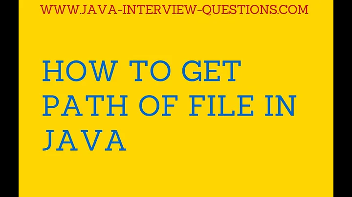 How to get path of a file in java?