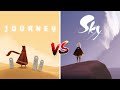 Journey vs Sky Children of light Comparison | thatgamecompany