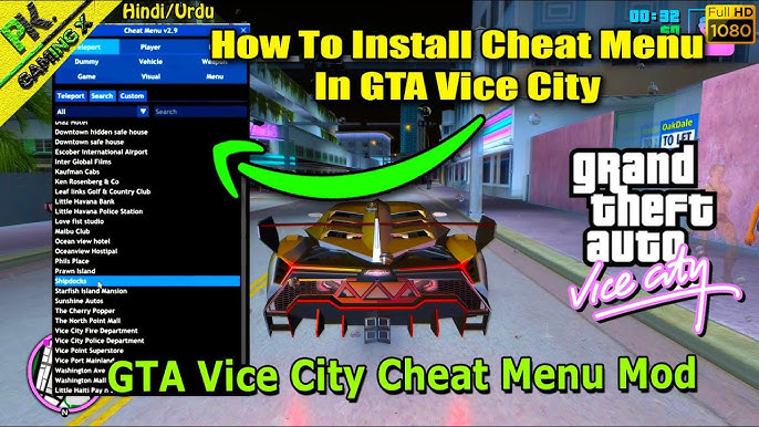 GTA vice city ultimate trainer 6 - CHEATS FOR GTA SAN ANDREAS