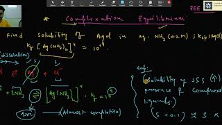 COMPLEXATION EQUILIBRIUM FOR JEE ADVANCED