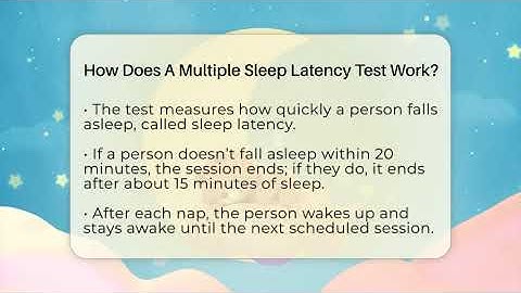 How Does A Multiple Sleep Latency Test Work? - Sleep Apnea Support Network