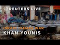 LIVE: Displaced Palestinians at Khan Younis camp