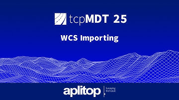 tcpMDT 25 | WCS Importing
