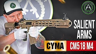 Обзор на Cyma CM518TN M4 Salient Arms. Страйкбольный автомат.