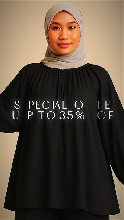 Fesyen yang buat anda rasa istimewa#modestwear #fashion #womensclothing #elegantblouse #hijabfashion