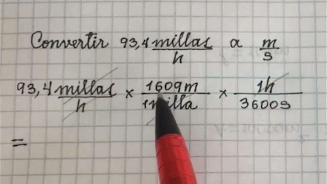 como-convertir-millas-por-hora-a-metros-por-segundo-youtube
