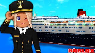 🌊 CAPTAIN of the *LARGEST* CRUISE SHIP on Roblox ⛵