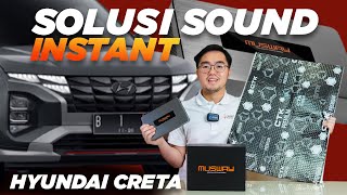 SOLUSI AUDIO INSTANT UNTUK HYUNDAI CRETA! Kombinasi DSP Musway D8 + Peredam Premium screenshot 3