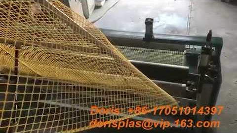 plastic square net machine from Dingyuan company-+8617051014397