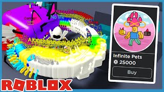 The Owner Gave Me The Infinite Pet Gamepass in Roblox Candy Simulator