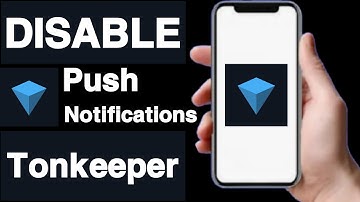 How to disable push notifications on tonkeeper account||Disable push notifications on tonkeeper