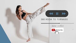 360 Hook to Tornado kick | How to link your jump kicks | Chloe Bruce Academy