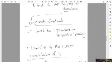 Introduction to Deep Learning - Module 3 - Video 68: Conjugate Gradients