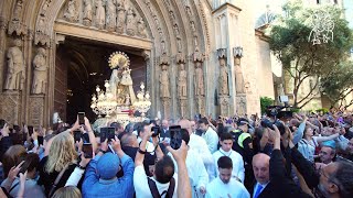 Procesión de la Mare de Déu desde la Catedral al Puente del Real