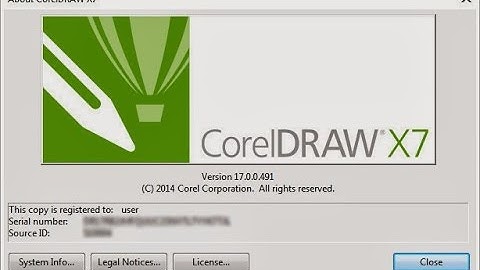 how to setup corel X7