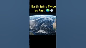 What If Earth Rotated Twice as Fast? 🌍💨 | Did You Know World