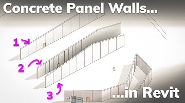 3 Methods to Create Concrete Panel Walls in Revit Tutorial (Office Hour Sessions)