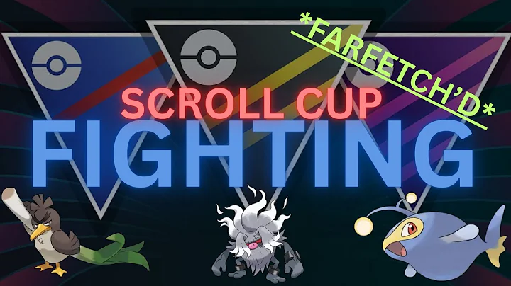Scroll Cup Great League Galarian Farfetch'd Lanturn SHADOW Annihilape team is FIGHTING in PokemonGo!