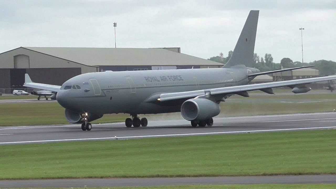 RIAT 2016 RAF Airbus A-330 Voyager KC2/3 - YouTube