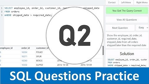 2 - Top SQL Practise Questions | Top SQL Interview Questions | SQL Questions in Hindi