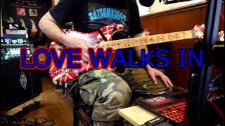 VAN HALEN33曲チャレンジ!LOVE WALKS INを弾いてみた♪