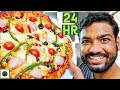 I only ate PIZZA for 24 hours Food Challenge| PIZZA Recipe | Veggie Paaji