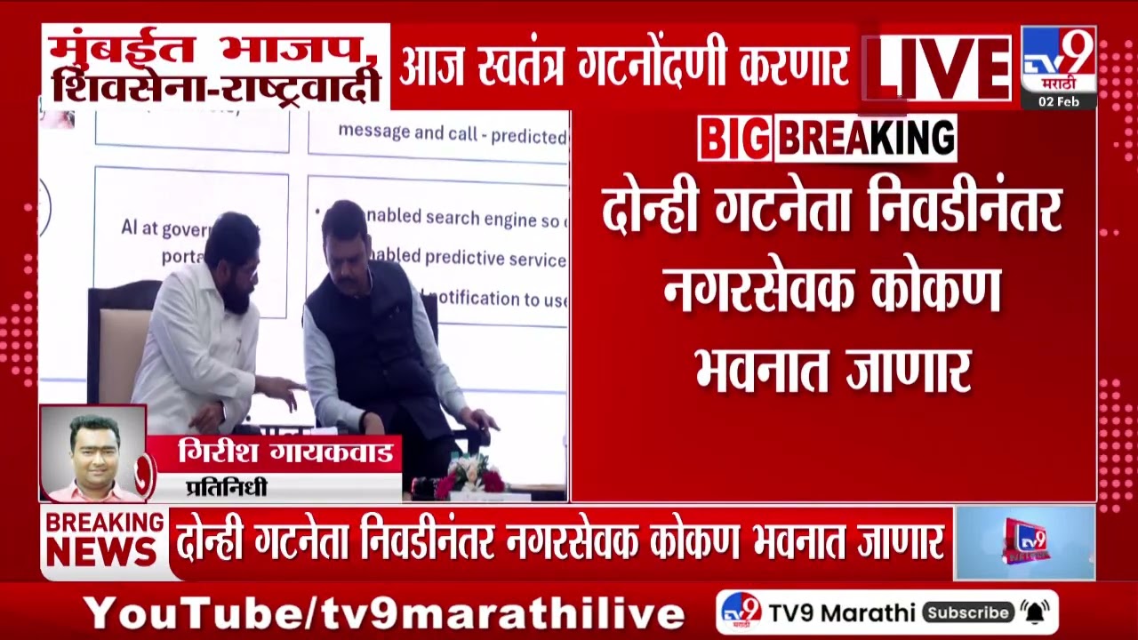 Mumbai मध्ये भाजप, शिवसेना - राष्ट्रवादी आज स्वतंत्र गटनोंदणी करणार | Shivsena | BJP